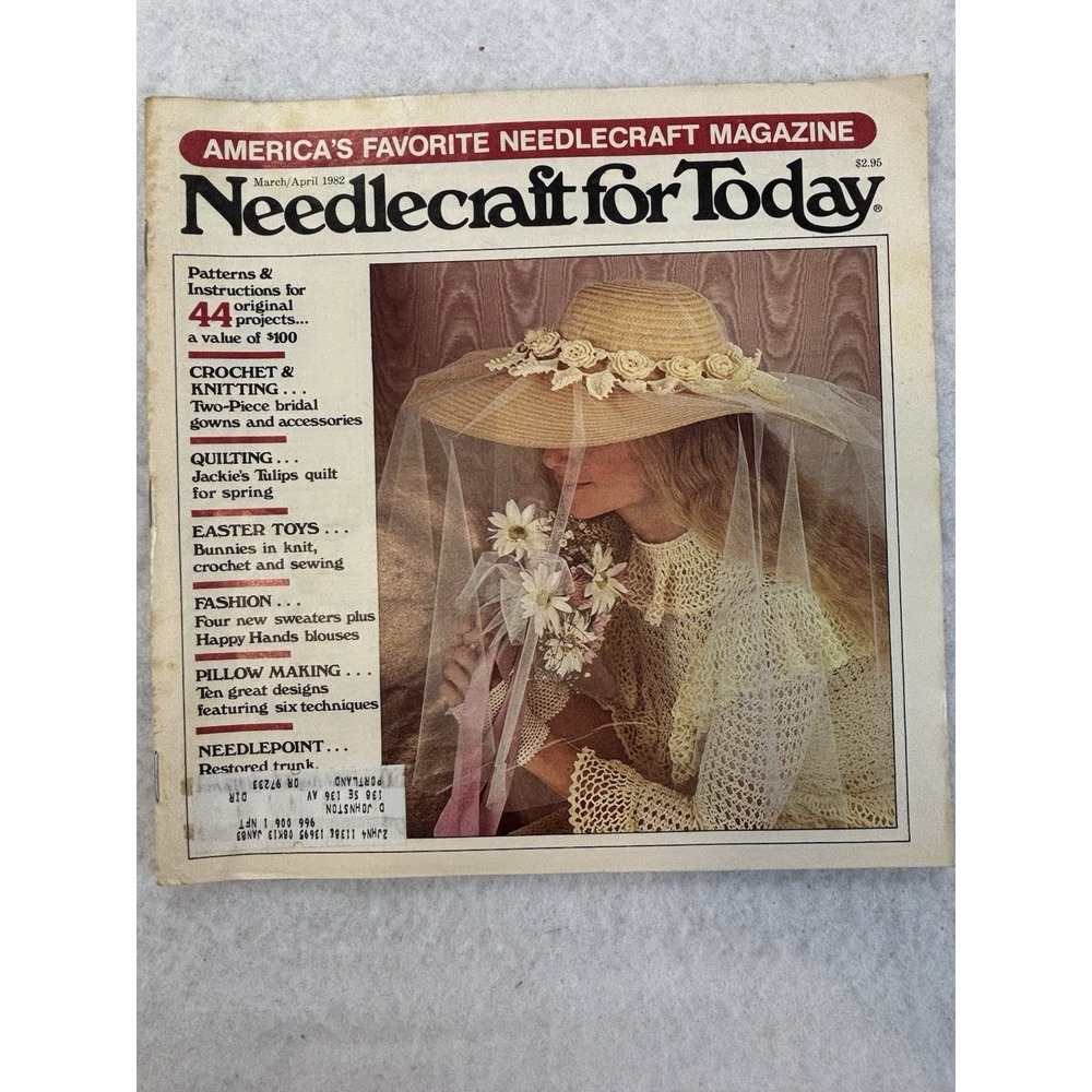 Vintage Needlecraft‎ For Today Sewing Patterns March/April 1982 Magazine Bridal